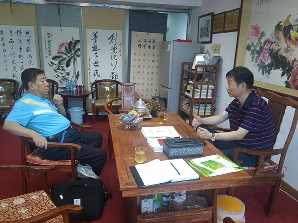 岳平安董事長會見原農業(yè)部梅孝順處長